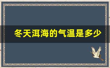 冬天洱海的气温是多少_大理洱海温度是多少