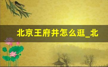 北京王府井怎么逛_北京王府井商场购物攻略