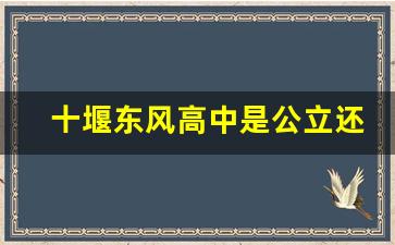 十堰东风高中是公立还是私立_十堰市东风高级中学占地面积