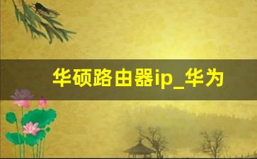 华硕路由器ip_华为路由器恢复出厂设置