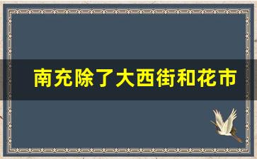 南充除了大西街和花市街