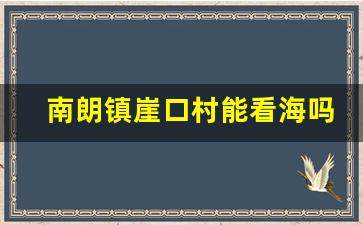 南朗镇崖口村能看海吗_崖口村能不能下海