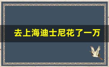 去上海迪士尼花了一万