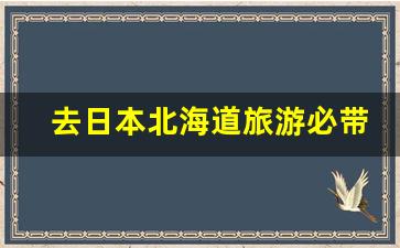 去日本北海道旅游必带的装备