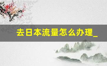 去日本流量怎么办理_cmlink日本电话卡