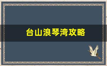 台山浪琴湾攻略