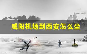 咸阳机场到西安怎么坐车方便_凌晨1点到咸阳机场怎么办