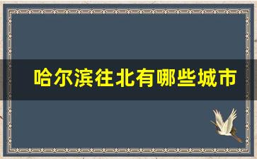 哈尔滨往北有哪些城市_哈尔滨正北方向的城市有哪些