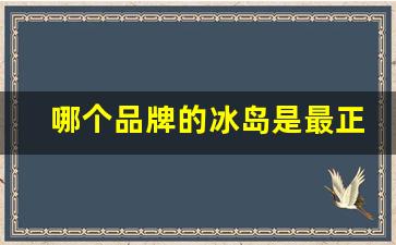 哪个品牌的冰岛是最正宗的_冰岛糯伍是熟普吗