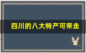 四川的八大特产可带走_成都必买10种东西