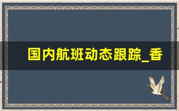 国内航班动态跟踪_香港航班动态查询系统