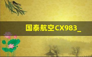 国泰航空CX983_国泰航空CX873