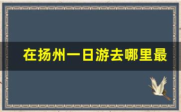 在扬州一日游去哪里最好