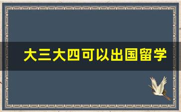 大三大四可以出国留学吗_三种孩子适合留学