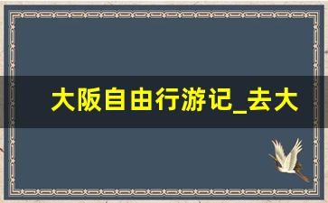 大阪自由行游记_去大阪自由行攻略