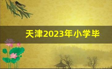 天津2023年小学毕业生人数_通州区2023小升初人数