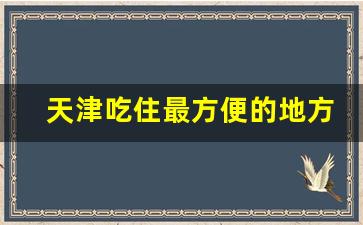 天津吃住最方便的地方