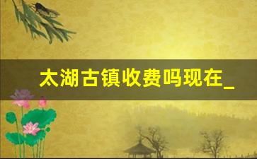 太湖古镇收费吗现在_太湖古镇不预约能进去吗