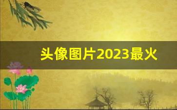 头像图片2023最火爆免费