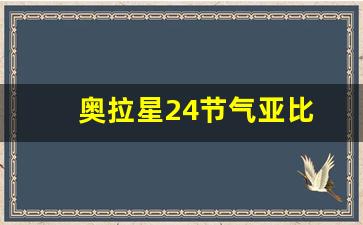 奥拉星24节气亚比