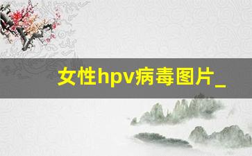 女性hpv病毒图片_hpv的症状有哪些女性