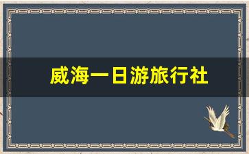 威海一日游旅行社