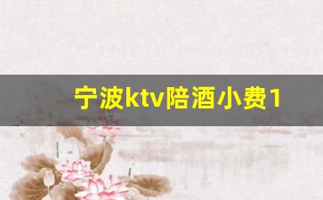 宁波ktv陪酒小费1200