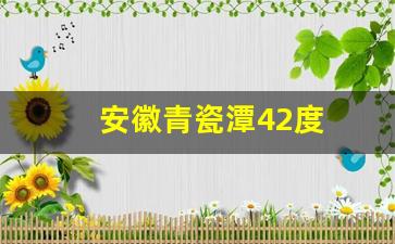 安徽青瓷潭42度