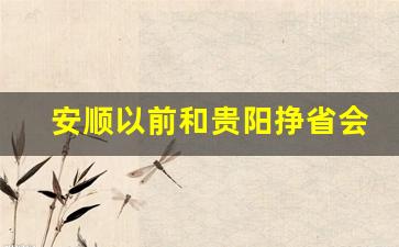 安顺以前和贵阳挣省会_安顺属哪个省份