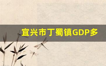 宜兴市丁蜀镇GDP多少