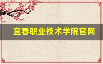 宜春职业技术学院官网官网_宜春职业技术学院招生时间