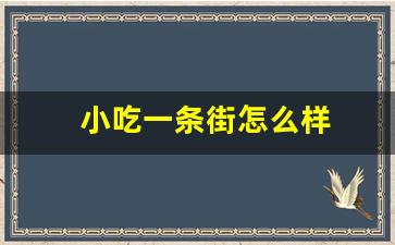 小吃一条街怎么样