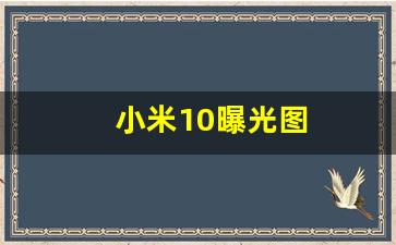 小米10曝光图