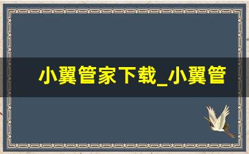 小翼管家下载_小翼管家摄像头使用方法