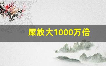 屎放大1000万倍