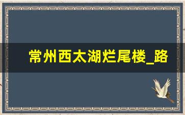 常州西太湖烂尾楼_路劲常州西太湖院子