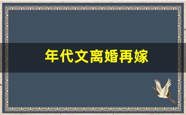 年代文离婚再嫁