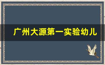 广州大源第一实验幼儿园_广州市各区幼儿园排名一览表