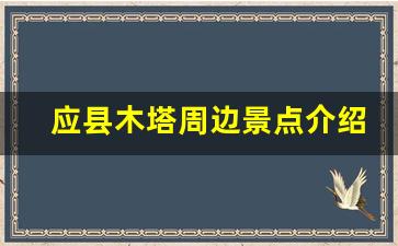 应县木塔周边景点介绍_应县木塔景区