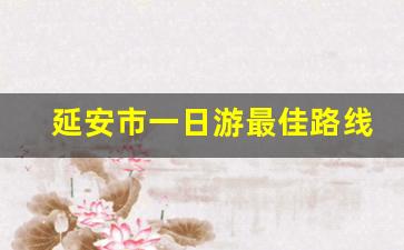 延安市一日游最佳路线