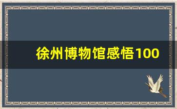 徐州博物馆感悟100字_徐州博物馆日记