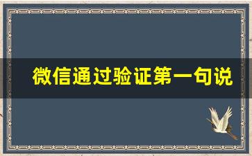 微信通过验证第一句说什么_微信加好友通过率高的话术