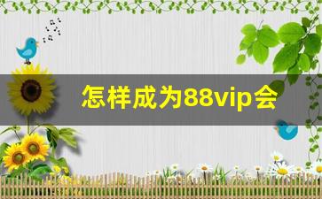 怎样成为88vip会员