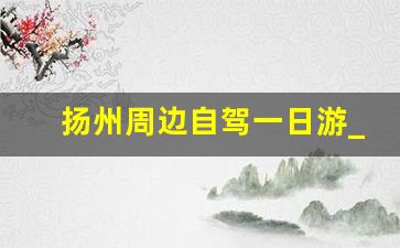 扬州周边自驾一日游_扬州周边城市一日游