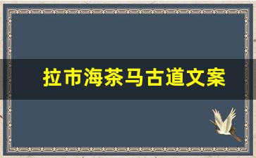 拉市海茶马古道文案