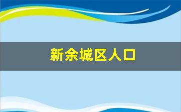 新余城区人口