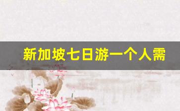 新加坡七日游一个人需要环多少钱_自由行去新加坡