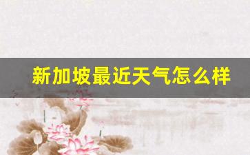 新加坡最近天气怎么样_新加坡一年12个月天气