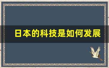 日本的科技是如何发展起来的_日本科技对世界的贡献