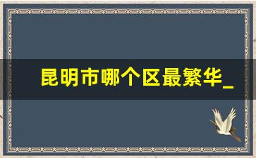 昆明市哪个区最繁华_昆明在全国算繁华吗